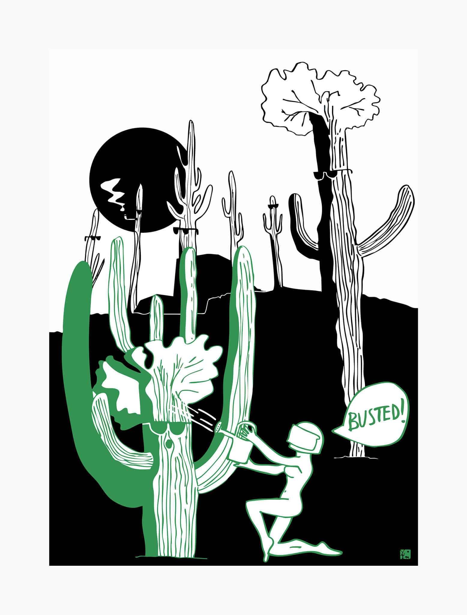 Naked Titgirl and the Plant Mafia