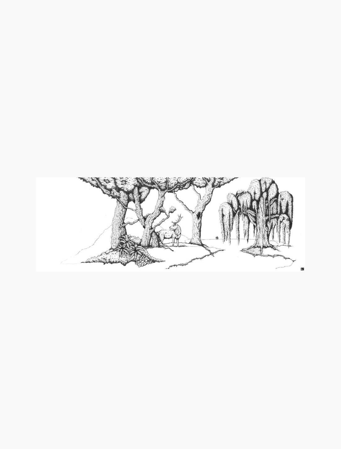 A Deer in the Woods